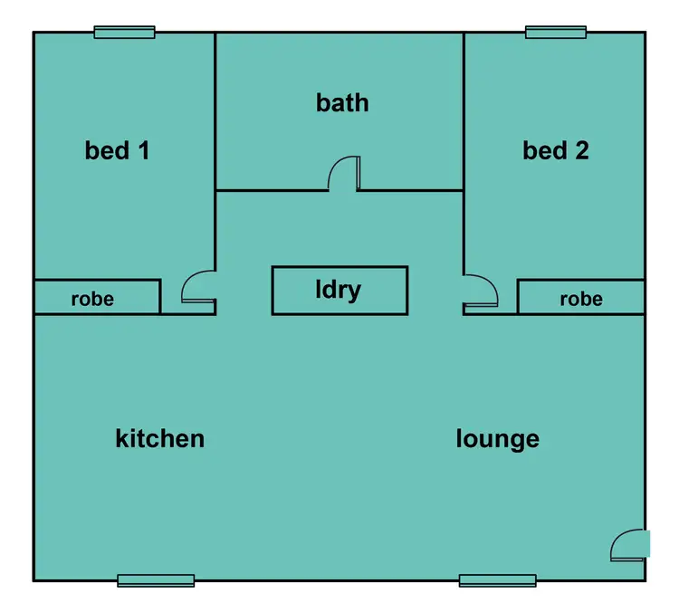 Floorplan of Homely apartment listing, 24/300 Gillies Street, Wendouree VIC 3355