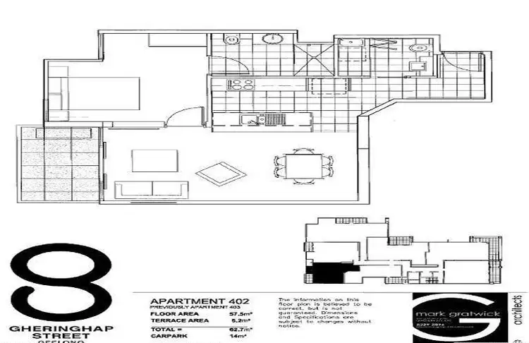 Floorplan of Homely apartment listing, 402/8 Gheringhap Street, Geelong VIC 3220