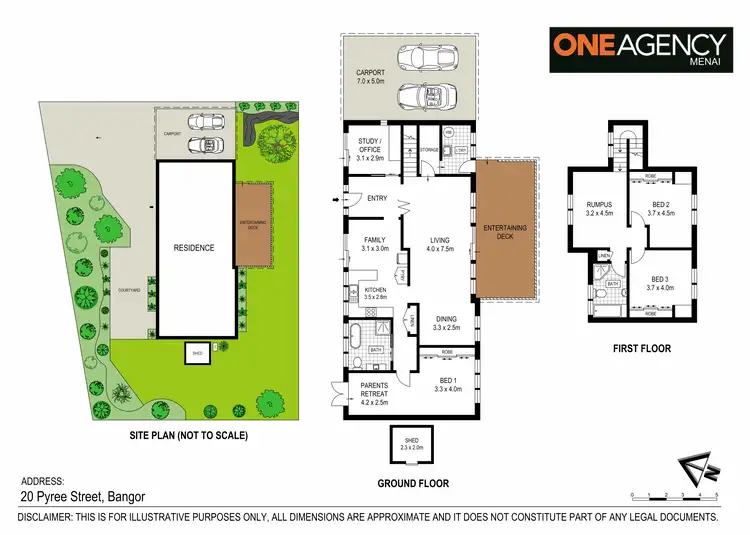 Floorplan of Homely house listing, 20 Pyree Street, Bangor NSW 2234
