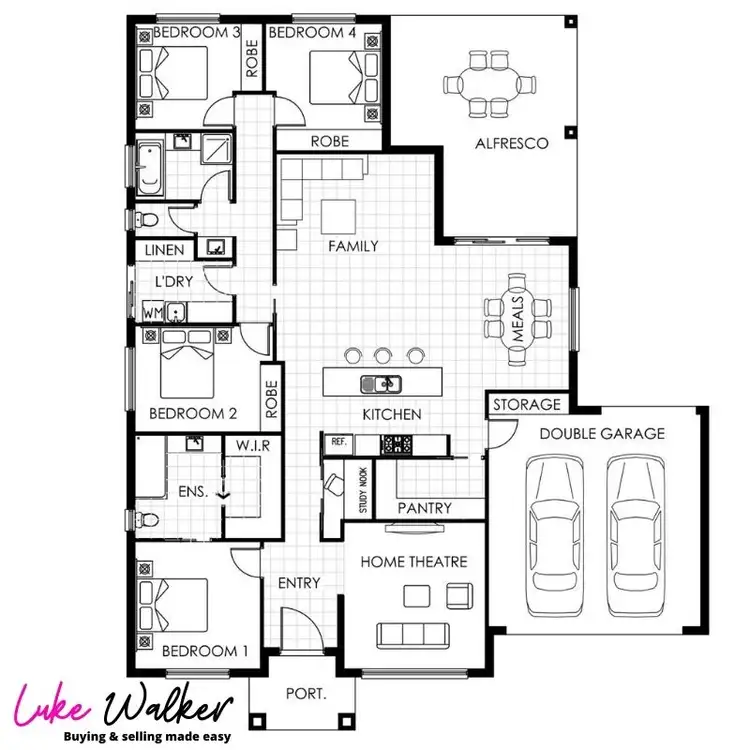 Floorplan of Homely house listing, 10 HANSWOOD WAY, Mildura VIC 3500