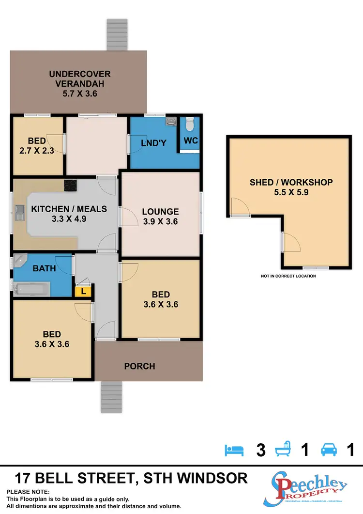 Floorplan of Homely house listing, 17 Bell Street, South Windsor NSW 2756