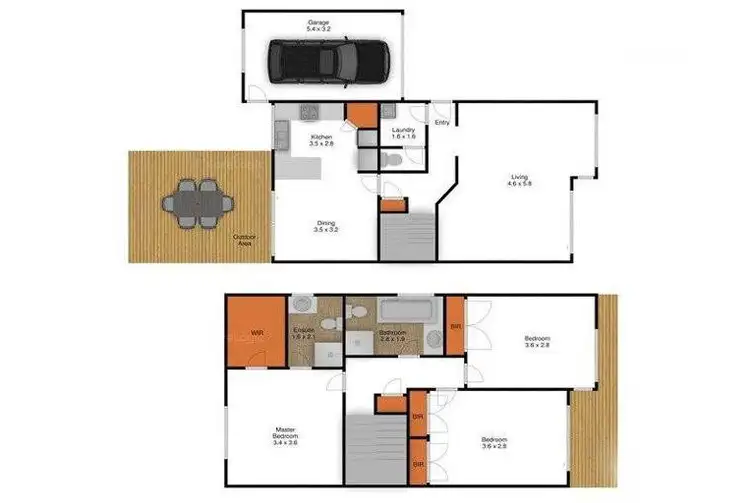 Floorplan of Homely house listing, 22 Coster Circle, Traralgon VIC 3844