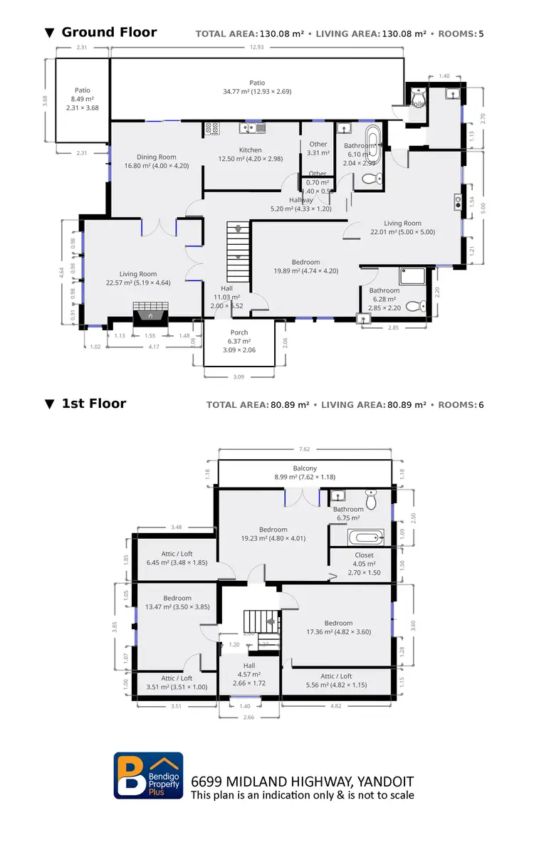 Floorplan of Homely house listing, 6699 Midland Highway, Yandoit VIC 3461
