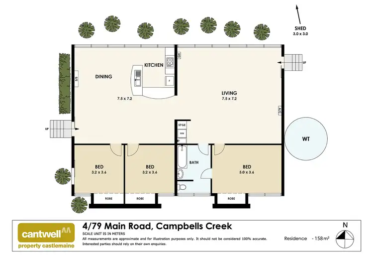 Floorplan of Homely house listing, 4/79 Main Road, Campbells Creek VIC 3451