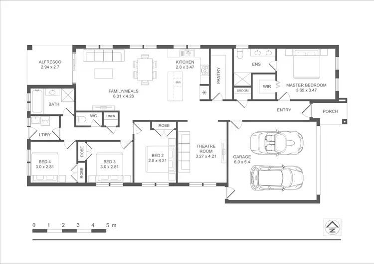 Floorplan of Homely house listing, Lot 13, 1581 South Gippsland Hwy, Cranbourne East VIC 3977