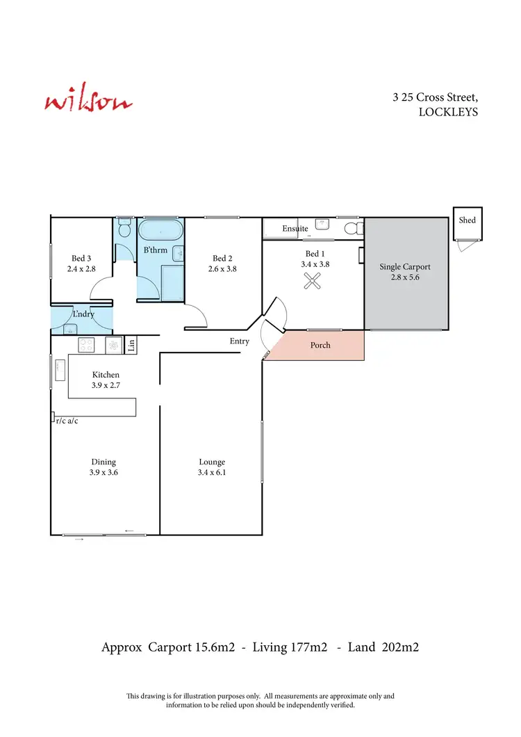 Floorplan of Homely house listing, 3/25 Cross Street, Lockleys SA 5032