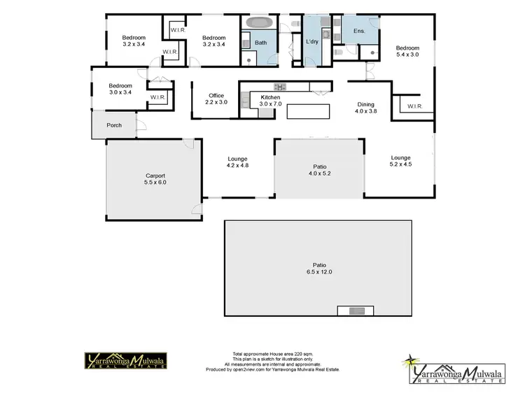 Floorplan of Homely house listing, 7 Kingfisher Drive, Mulwala NSW 2647