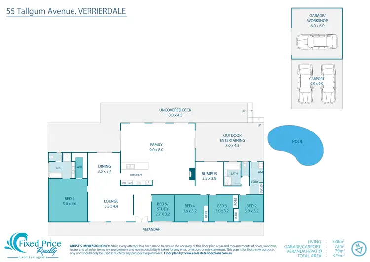 Floorplan of Homely house listing, 55-59 Tall Gum Avenue, Verrierdale QLD 4562