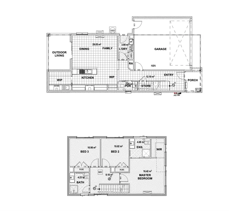 Floorplan of Homely house listing, 16 Bend Road, Keysborough VIC 3173