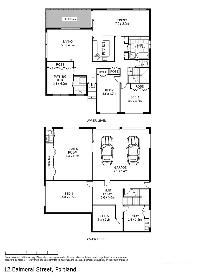 Floorplan of Homely house listing, 12 Balmoral Street, Portland VIC 3305