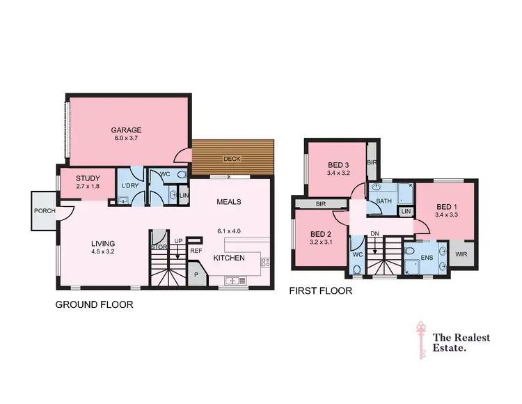 Floorplan of Homely townhouse listing, 1/3 Edwards Street, Thomastown VIC 3074