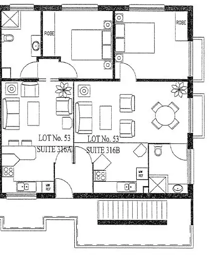 Floorplan of Homely unit listing, 316/132 marine parade, Southport QLD 4215
