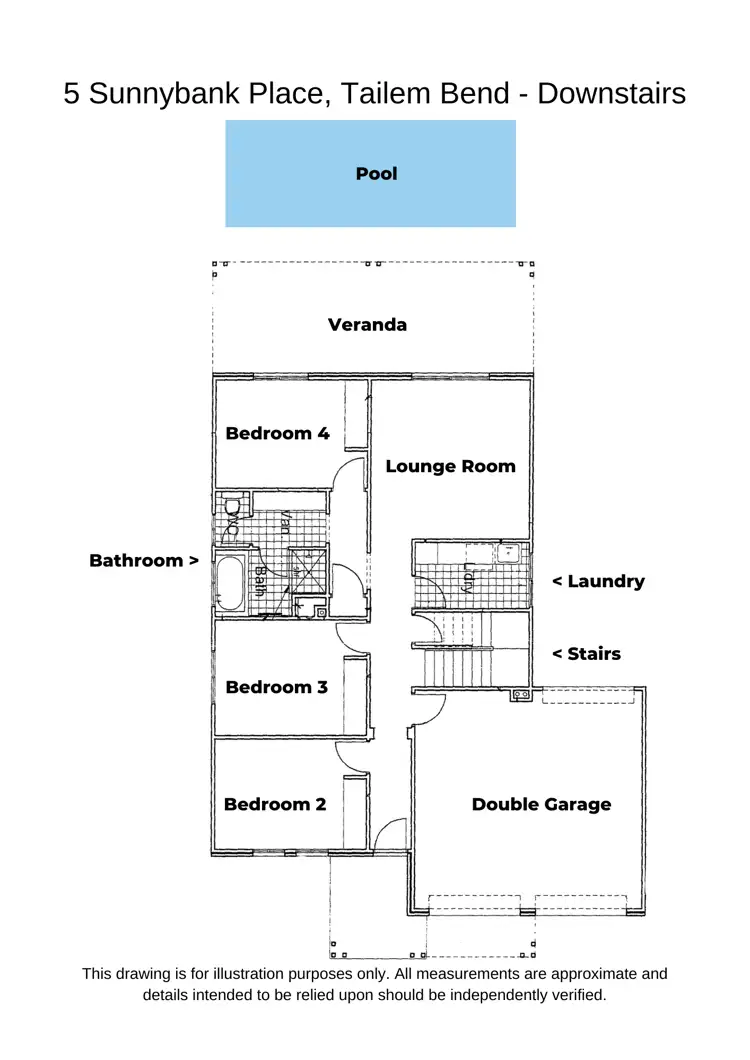 Floorplan of Homely house listing, 5 Sunnybank Place, Tailem Bend SA 5260