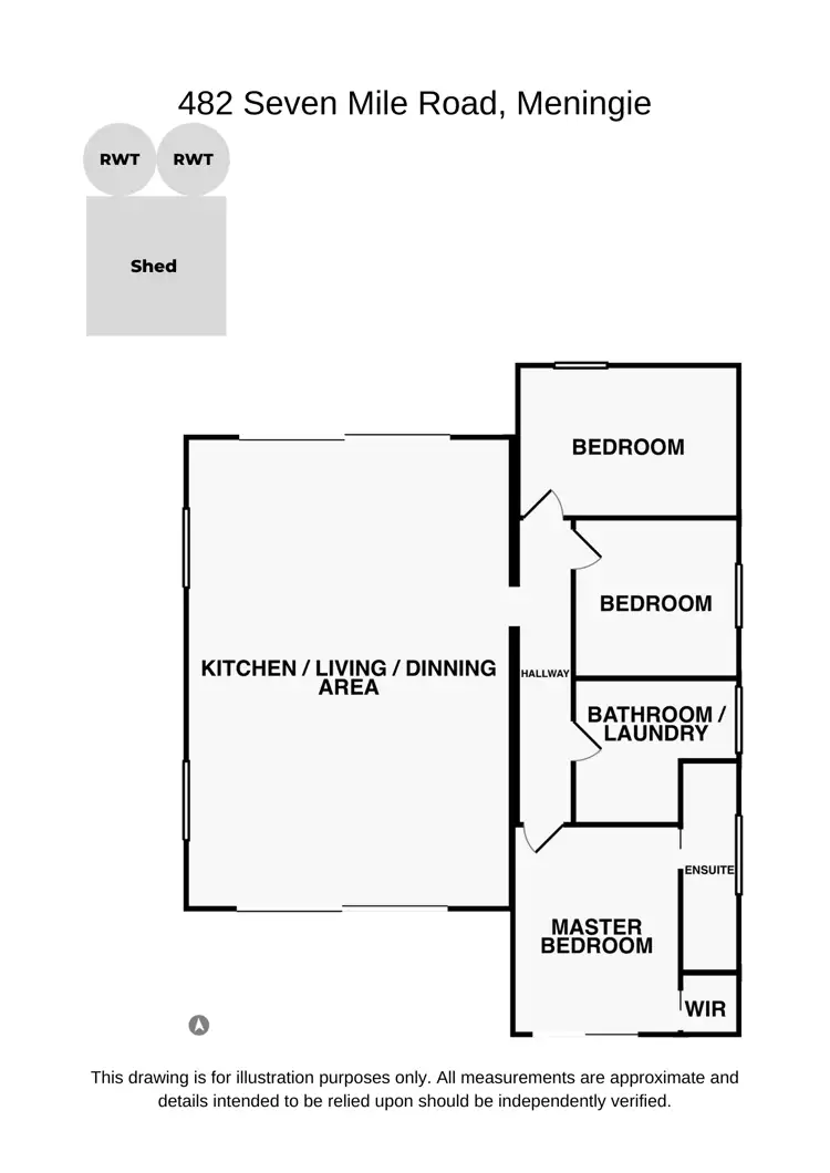 Floorplan of Homely house listing, 482 Seven Mile Road, Meningie SA 5264