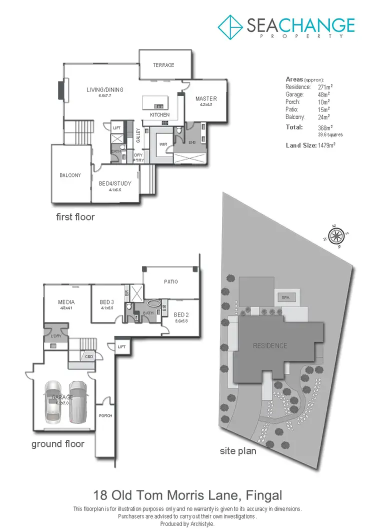 Floorplan of Homely house listing, 18 Old Tom Morris Lane, Fingal VIC 3939
