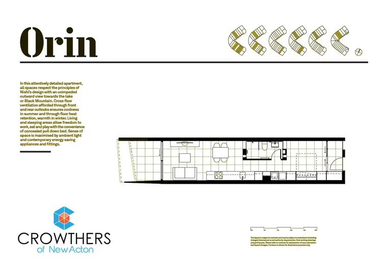 Floorplan of Homely apartment listing, 1016/25 Edinburgh Avenue, City ACT 2601