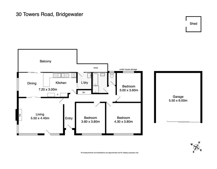 Floorplan of Homely house listing, 30 Towers Road, Bridgewater SA 5155