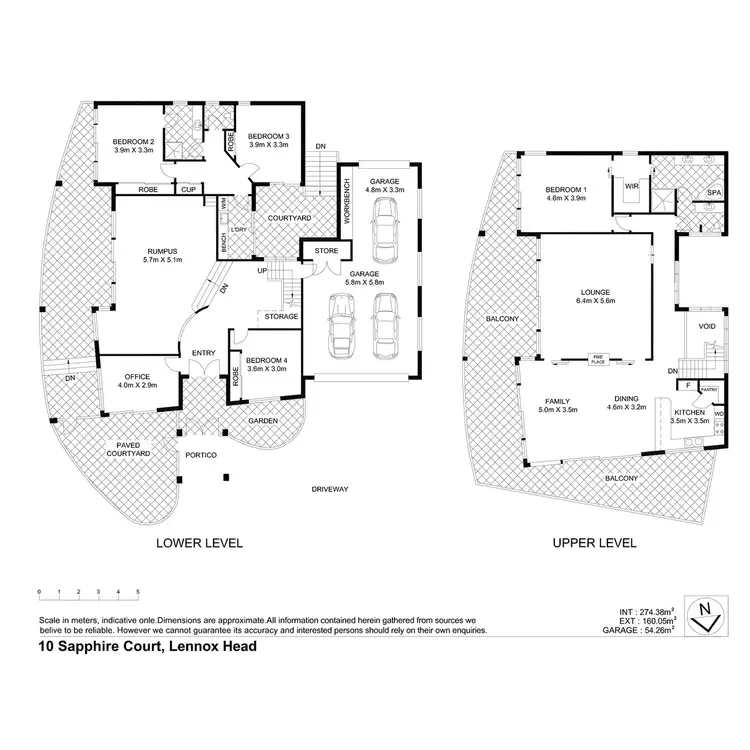 Floorplan of Homely house listing, 10 Sapphire Court, Lennox Head NSW 2478