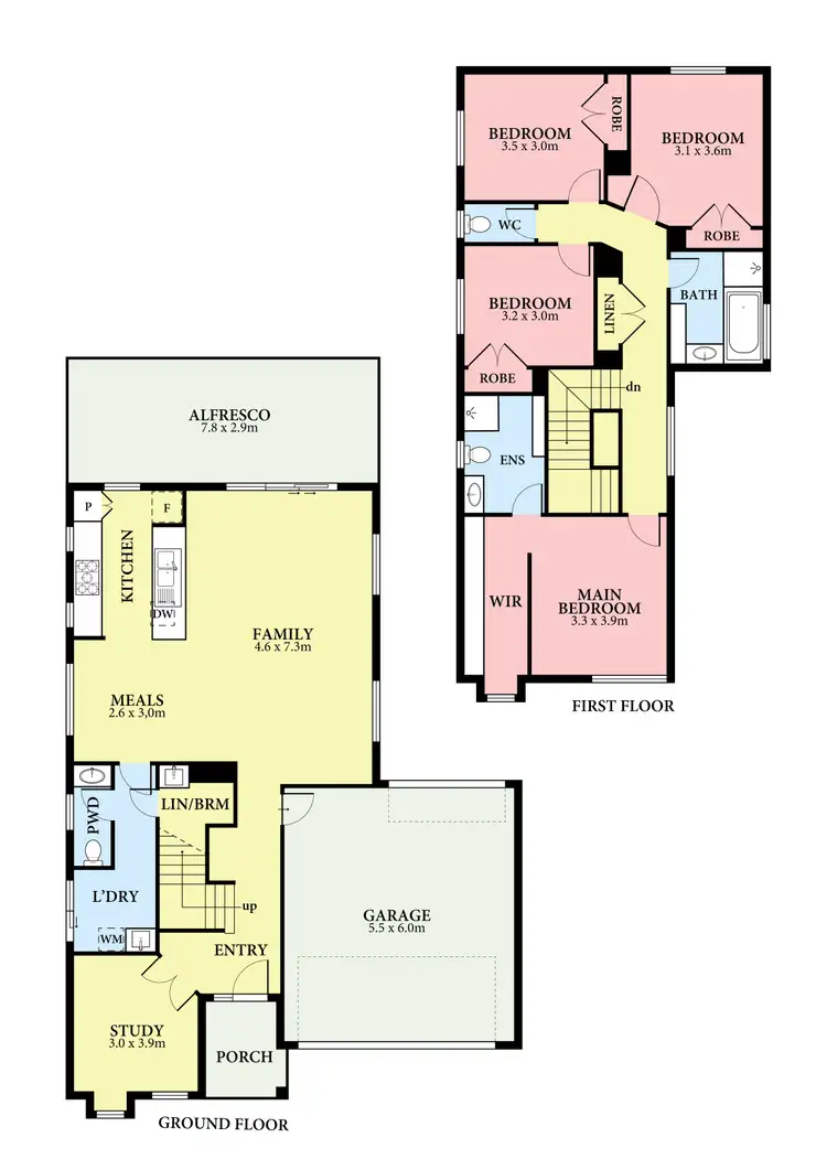 Floorplan of Homely house listing, 44 Leonardo Drive, Mernda VIC 3754