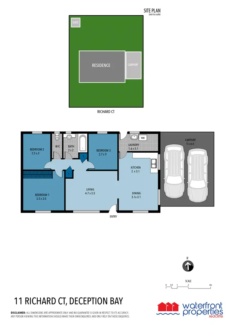 Floorplan of Homely house listing, 11 RICHARD COURT, Deception Bay QLD 4508