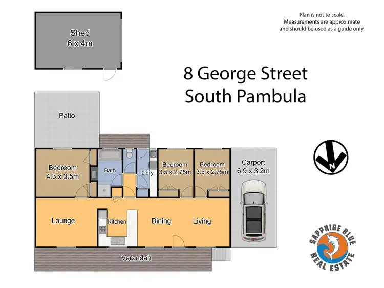Floorplan of Homely house listing, 8 George Street, South Pambula NSW 2549