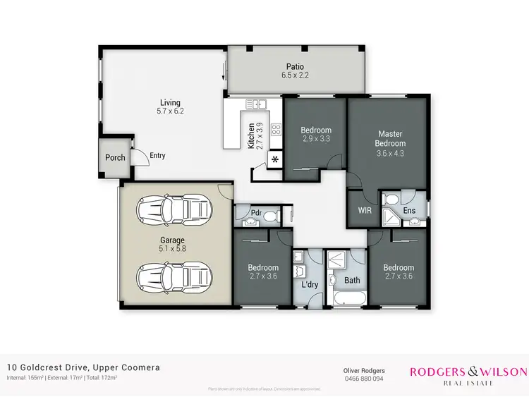 Floorplan of Homely house listing, 10 Goldcrest Drive, Upper Coomera QLD 4209