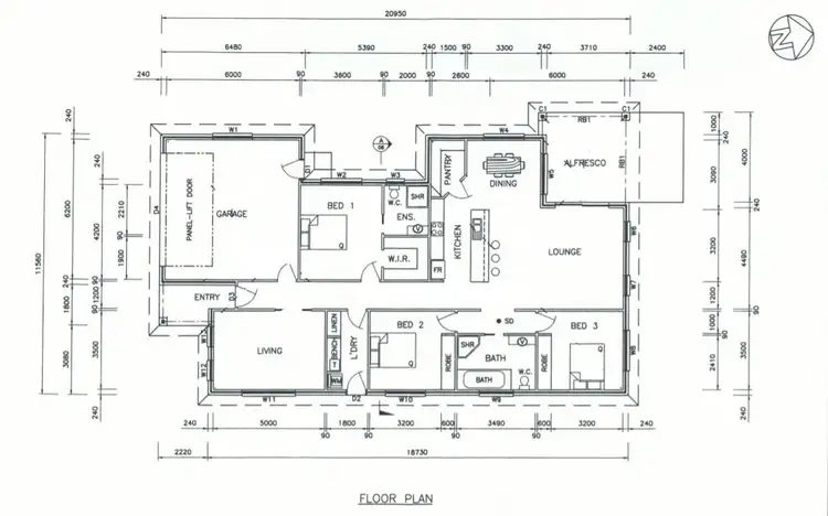 Floorplan of Homely house listing, 20A Sandy Crescent, Wynyard TAS 7325