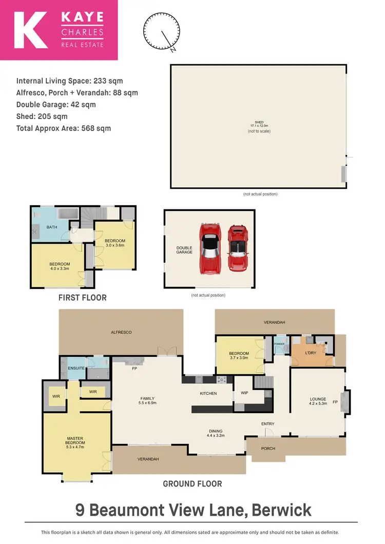 Floorplan of Homely house listing, 9 Beaumont View Lane, Berwick VIC 3806