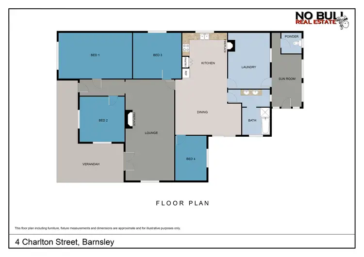 Floorplan of Homely house listing, 4 Charlton Street, Barnsley NSW 2278