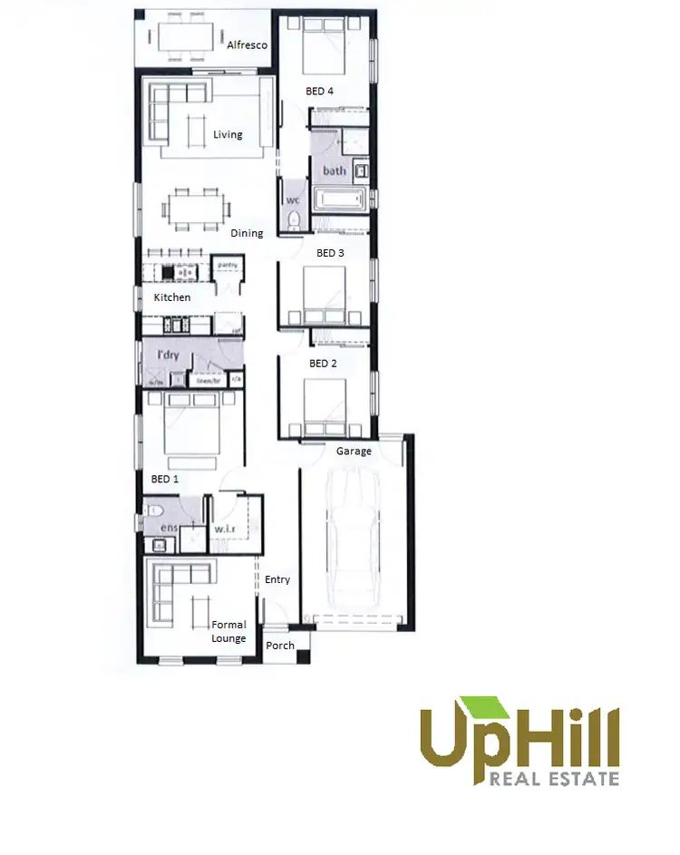 Floorplan of Homely house listing, 6 Lefrant Way, Cranbourne South VIC 3977