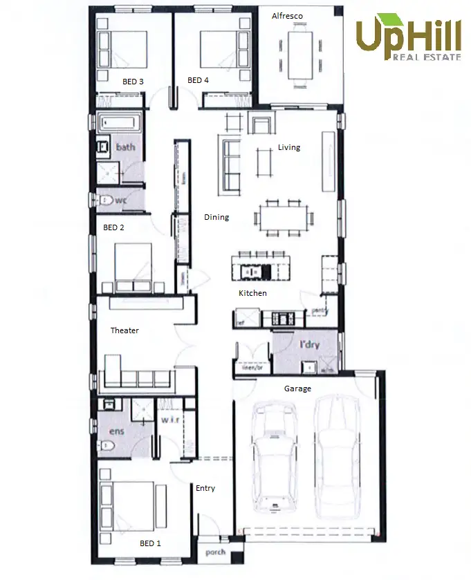 Floorplan of Homely house listing, 12 Lefrant Way, Cranbourne South VIC 3977