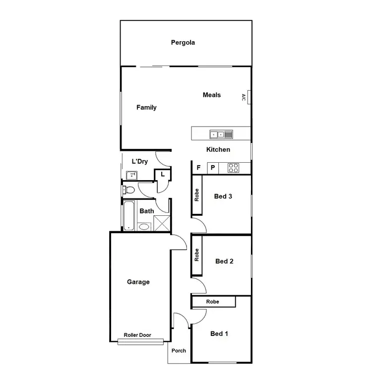Floorplan of Homely house listing, 103 Lakeside Drive, Andrews Farm SA 5114