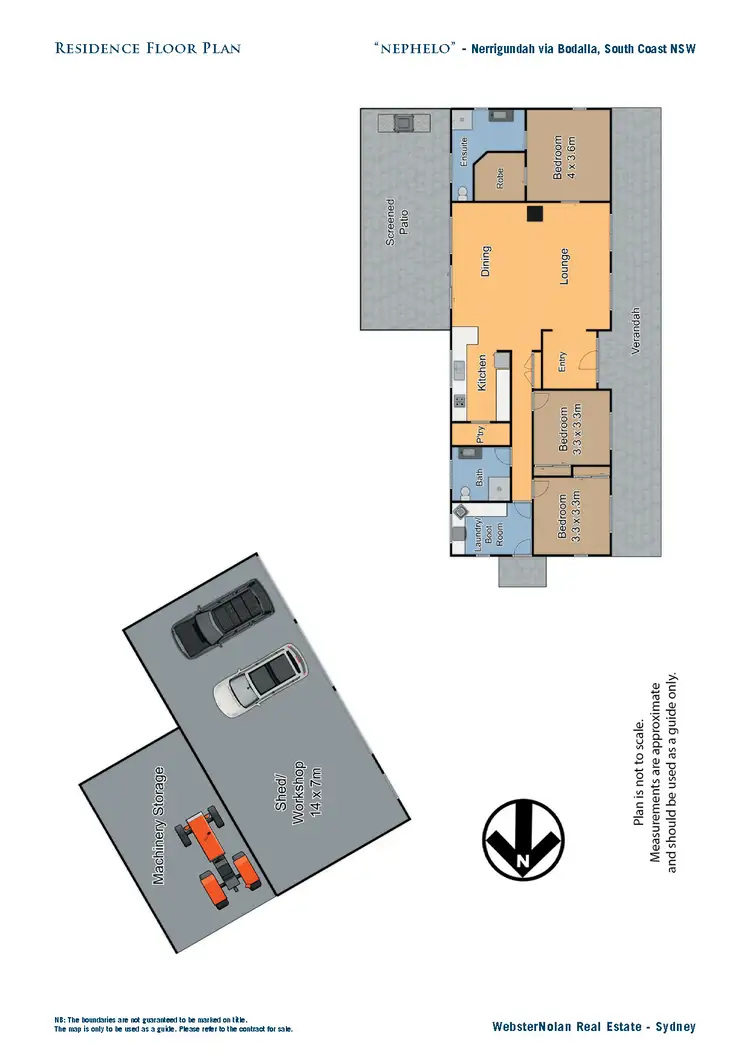 Floorplan of Homely rural property listing, 2685 Eurobodalla Road, Nerrigundah NSW 2545