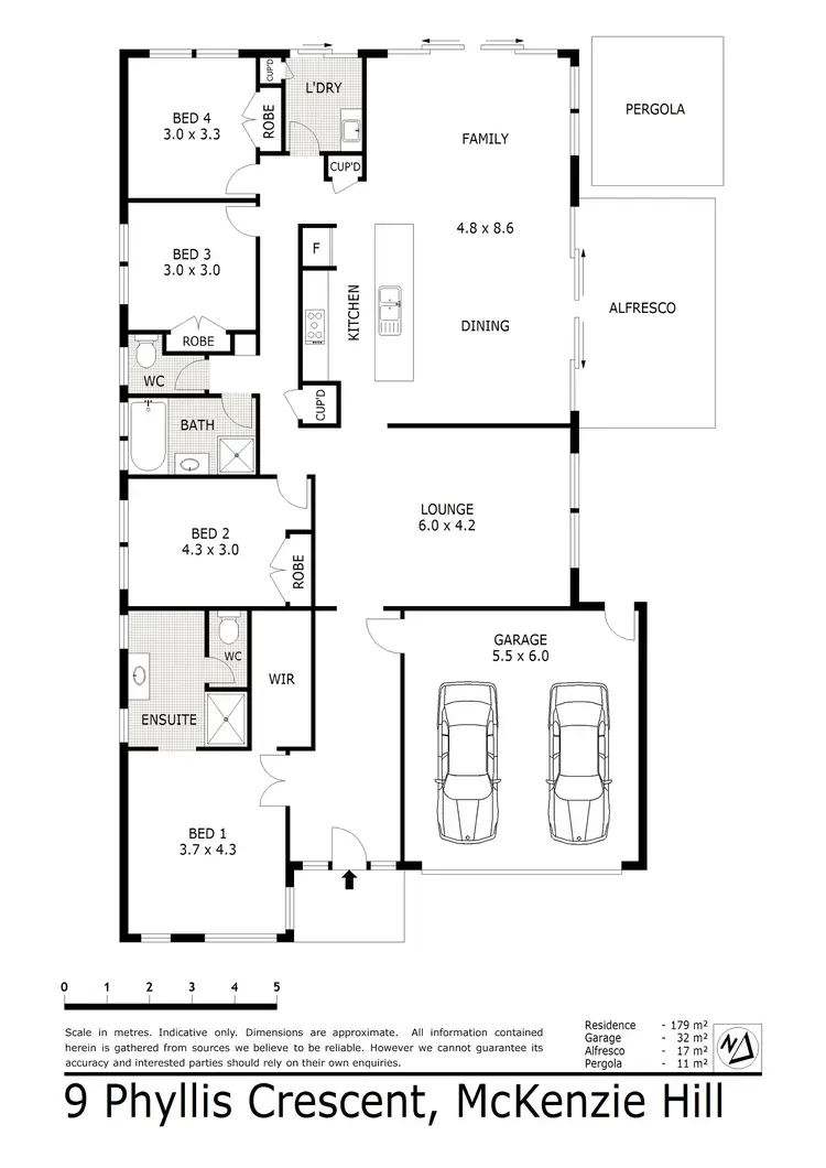Floorplan of Homely house listing, 9 Phyllis Crescent, Mckenzie Hill VIC 3451