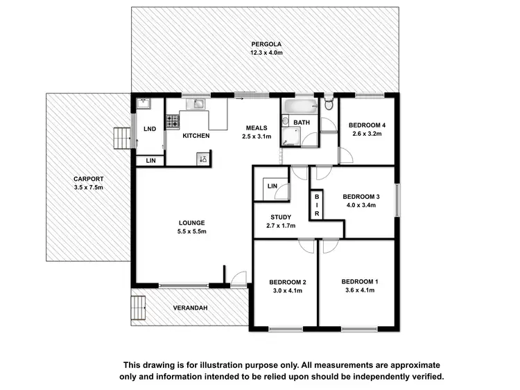Floorplan of Homely house listing, 50 Parklands Terrace, Beachport SA 5280