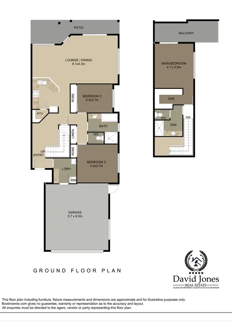 Floorplan of Homely townhouse listing, 8/4 Koala Town Road, Upper Coomera QLD 4209