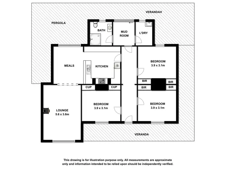 Floorplan of Homely house listing, 57 Carthew Road, Rendelsham SA 5280
