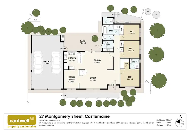 Floorplan of Homely house listing, 27 Montgomery Street, Castlemaine VIC 3450