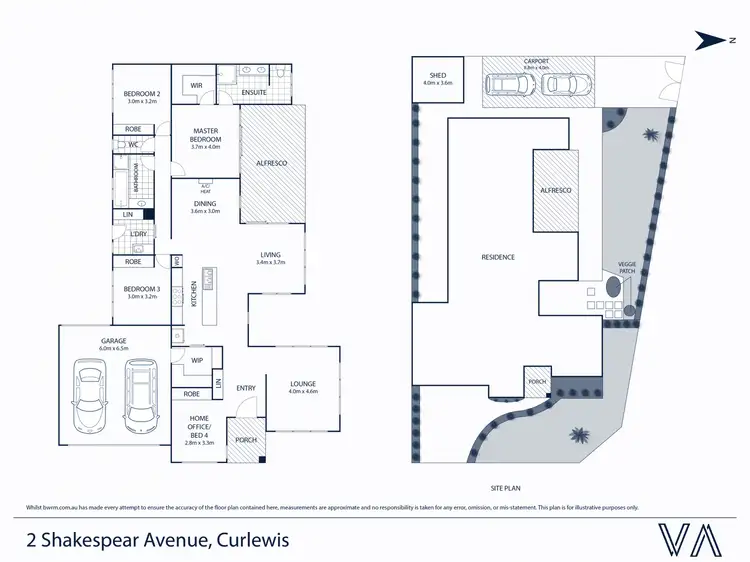 Floorplan of Homely house listing, 2 Shakespear Avenue, Curlewis VIC 3222
