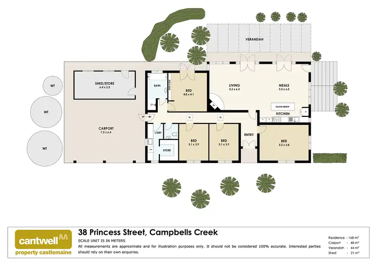 Floorplan of Homely house listing, 38 Princess Street, Campbells Creek VIC 3451