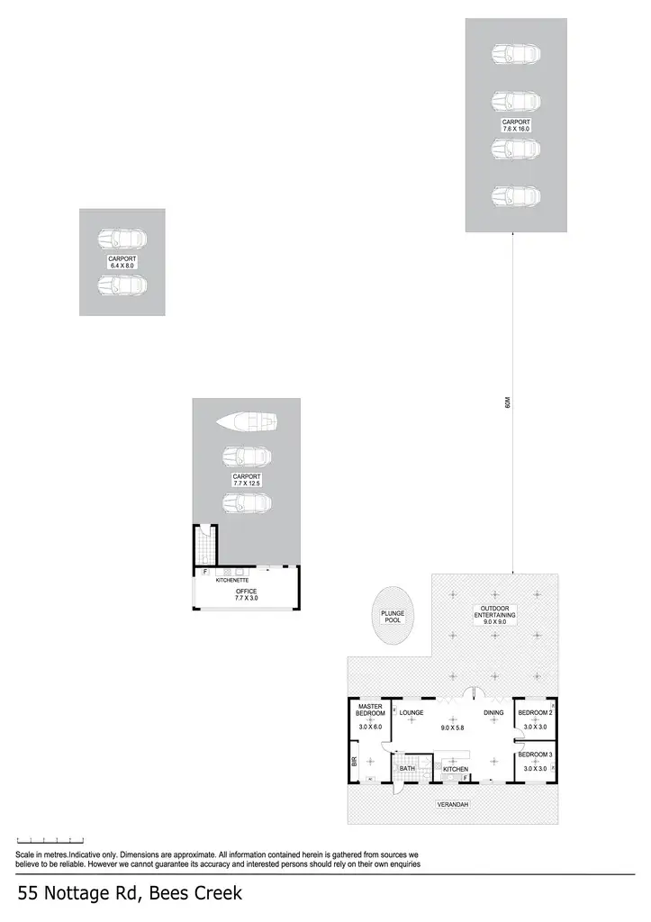 Floorplan of Homely house listing, 55 Nottage Road, Bees Creek NT 822