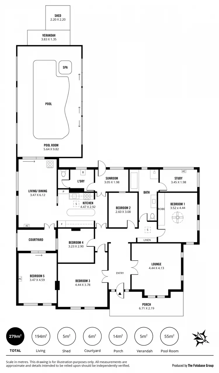 Floorplan of Homely house listing, 21 Hallett Road, Erindale SA 5066