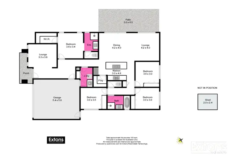 Floorplan of Homely house listing, 37 Robinson Way, Yarrawonga VIC 3730