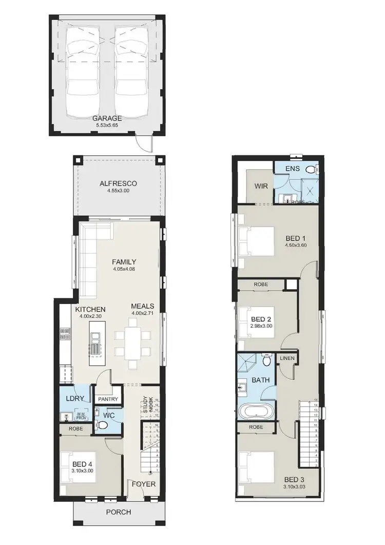 Floorplan of Homely house listing, LOT 30/235 Eighth Avenue, Austral NSW 2179