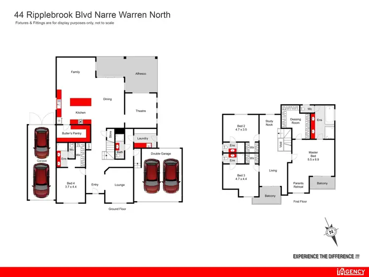Floorplan of Homely house listing, 44 Ripplebrook Boulevard, Narre Warren North VIC 3804