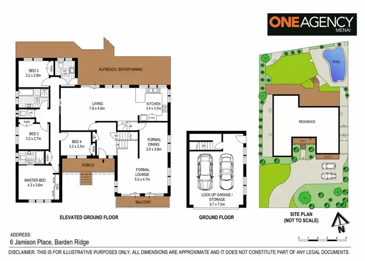 Floorplan of Homely house listing, 6 Jamison Place, Barden Ridge NSW 2234