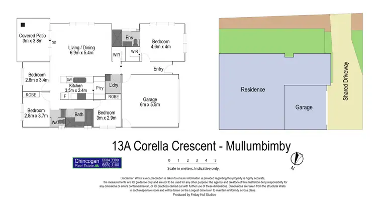 Floorplan of Homely house listing, 1/13 Corella Crescent, Mullumbimby NSW 2482