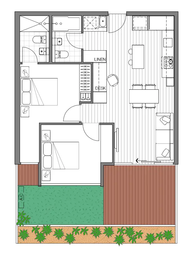 Floorplan of Homely apartment listing, G10/307 Barkers Rd, Kew VIC 3101