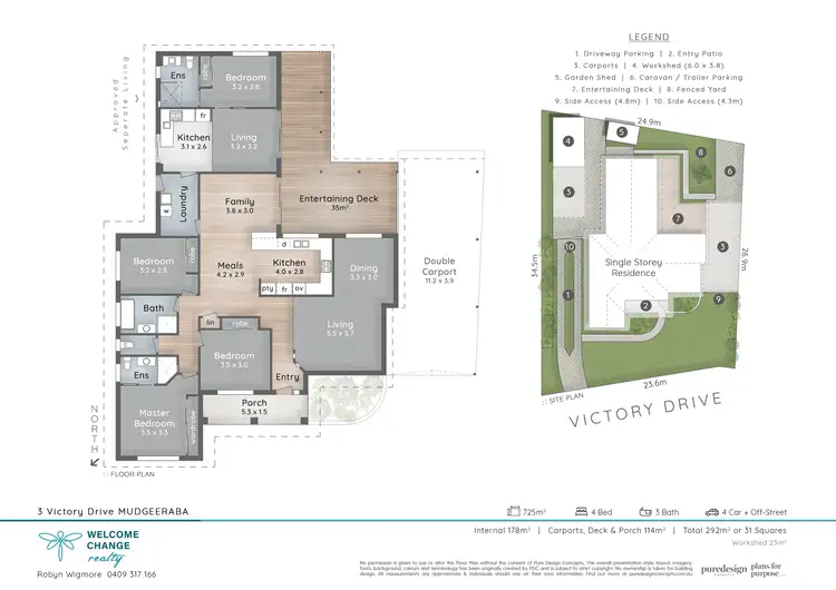 Floorplan of Homely house listing, 3 Victory Drive, Mudgeeraba QLD 4213