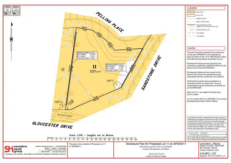 Floorplan of Homely land listing, 7 PELLING PLACE, Deebing Heights QLD 4306